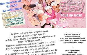 Octobre Rose avec la GVA Ozoir